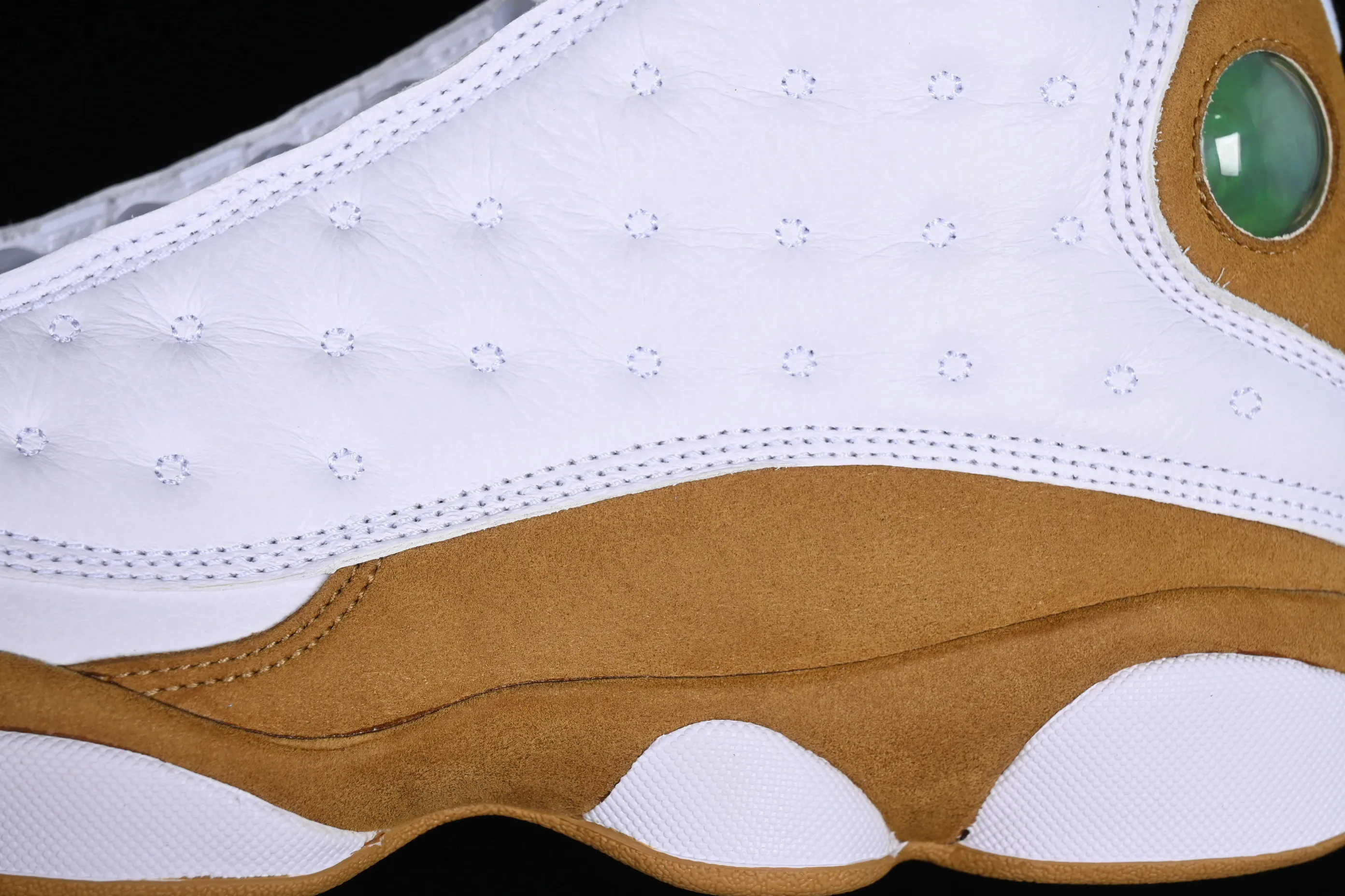 All categories Air Jordan Jordan series basketball shoes Air Jordan 13 pure original Air Jordan 13 Retro "Wheat" AJ13 Joe 13 wheat brown real carbon real cat eye 414571-171
